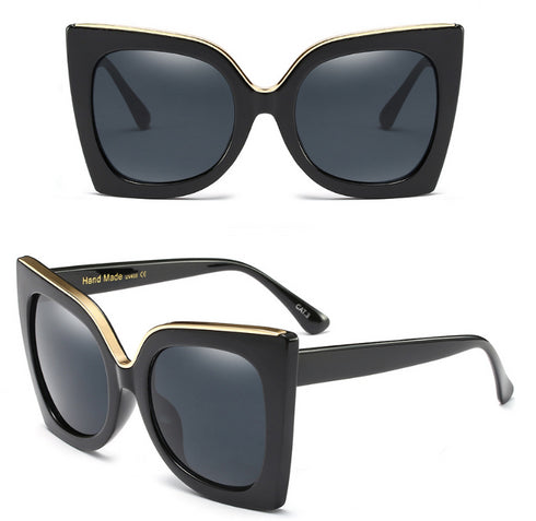 Women's Vintage Cat Eye Sunglasses Women Gradient Lens Sunglasses Glasses - ROUTINE FASHION